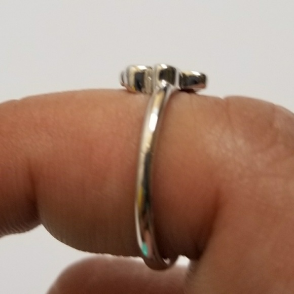 **VARIOUS SIZES** Sterling Silver Dog Paw Ring - Picture 3 of 4